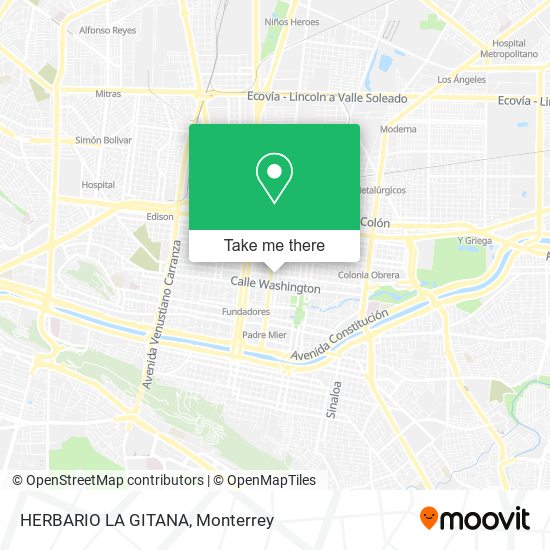 Mapa de HERBARIO LA GITANA