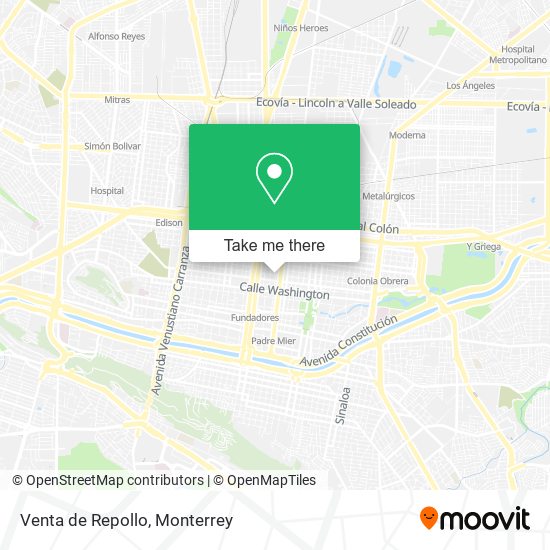 Mapa de Venta de Repollo