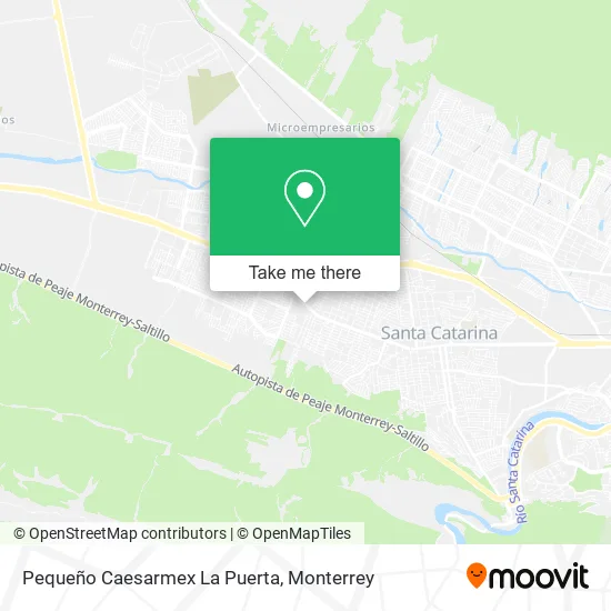 Pequeño Caesarmex La Puerta map
