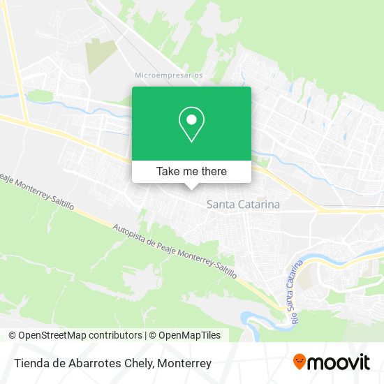 Mapa de Tienda de Abarrotes Chely