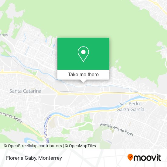 Mapa de Floreria Gaby