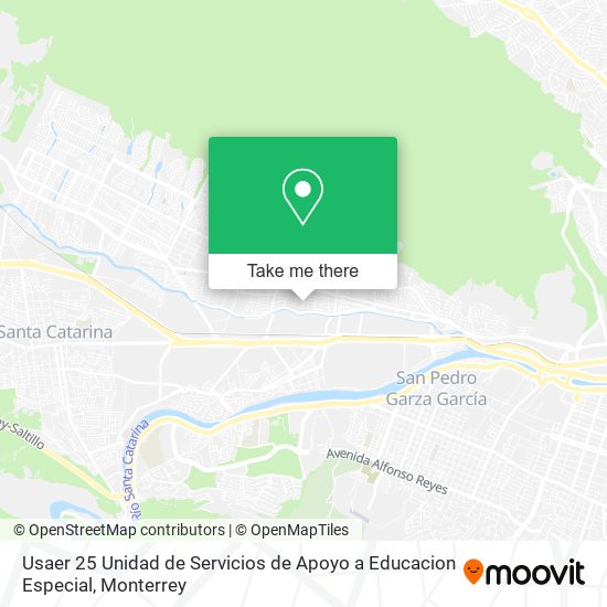 Usaer 25 Unidad de Servicios de Apoyo a Educacion Especial map