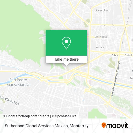 Mapa de Sutherland Global Services Mexico