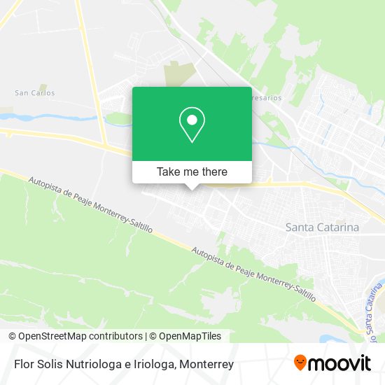 Flor Solis Nutriologa e Iriologa map