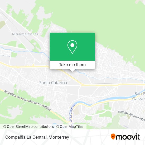 Compañia La Central map