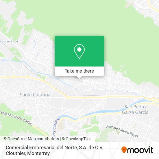 Comercial Empresarial del Norte, S.A. de C.V. Clouthier map