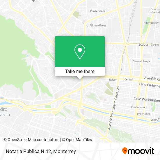 Mapa de Notaria Publica N 42