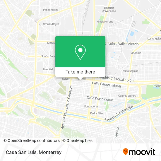 Casa San Luis map