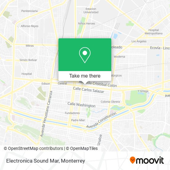 Electronica Sound Mar map