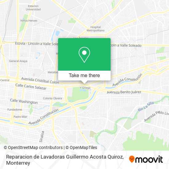 Mapa de Reparacion de Lavadoras Guillermo Acosta Quiroz