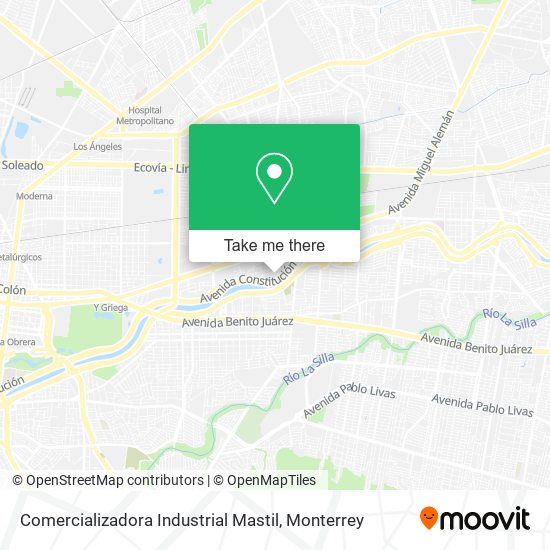 Comercializadora Industrial Mastil map