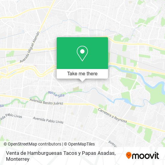 Venta de Hamburguesas Tacos y Papas Asadas map