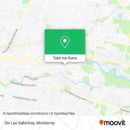 Mapa de Six Las Sabinitas