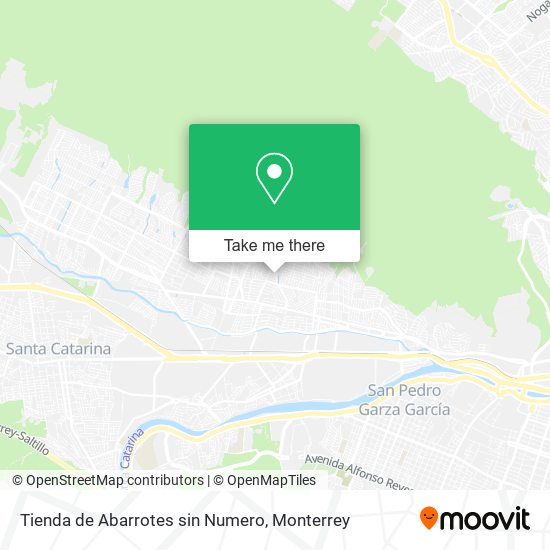Tienda de Abarrotes sin Numero map