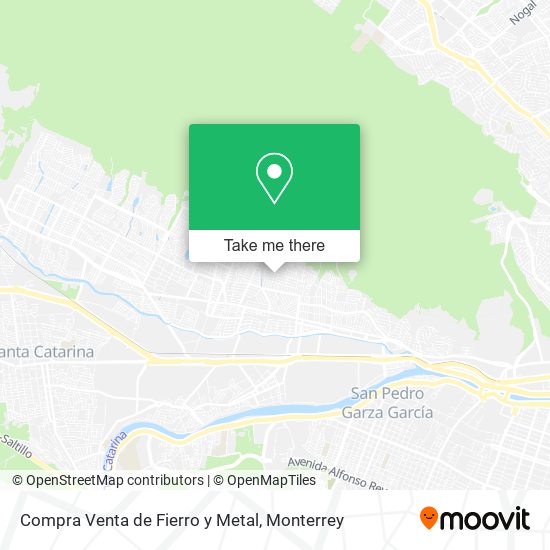 Compra Venta de Fierro y Metal map