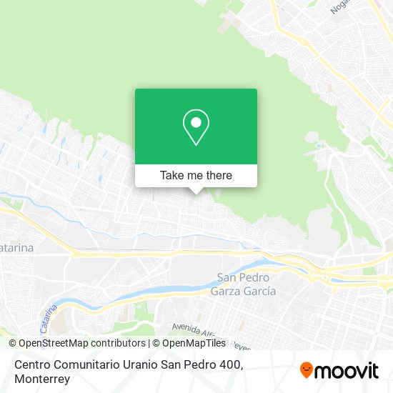 Mapa de Centro Comunitario Uranio San Pedro 400