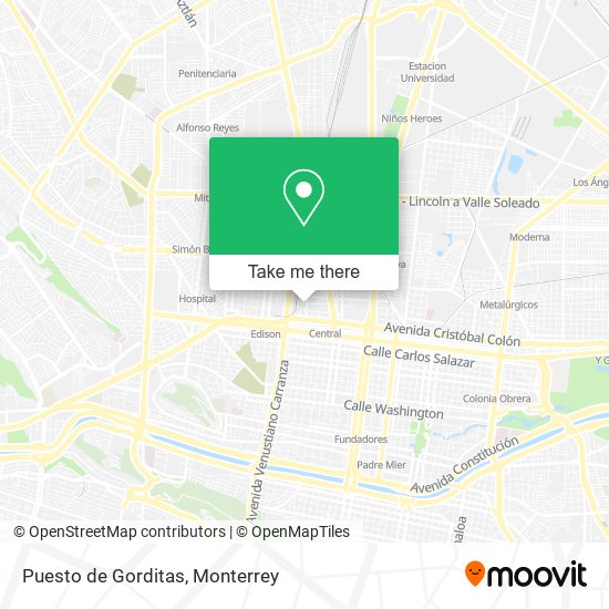 Puesto de Gorditas map