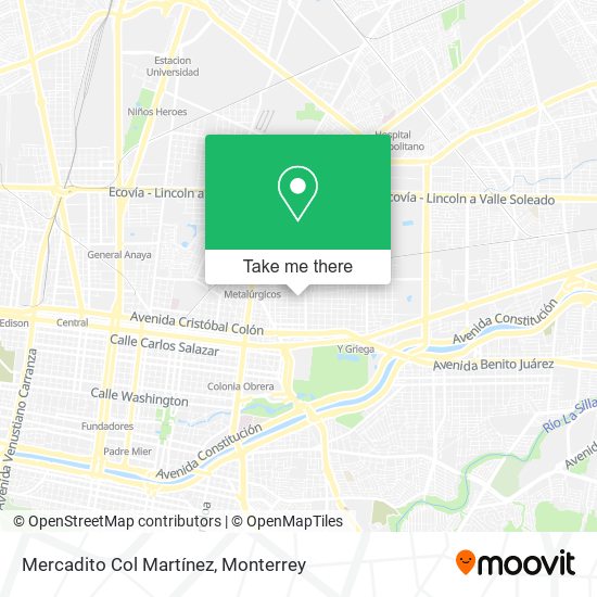 Mercadito Col Martínez map