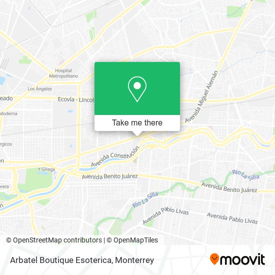 Arbatel Boutique Esoterica map