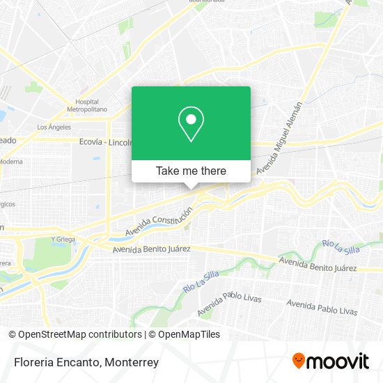 Floreria Encanto map
