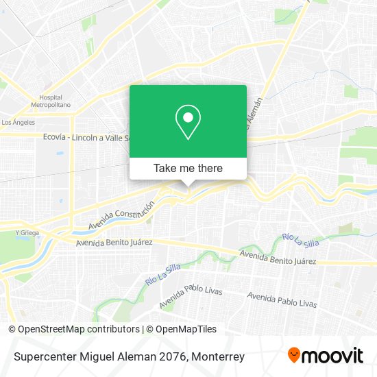 Supercenter Miguel Aleman 2076 map