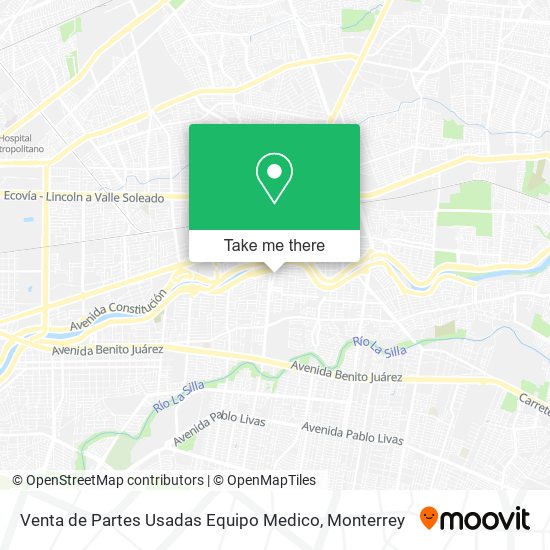 Venta de Partes Usadas Equipo Medico map