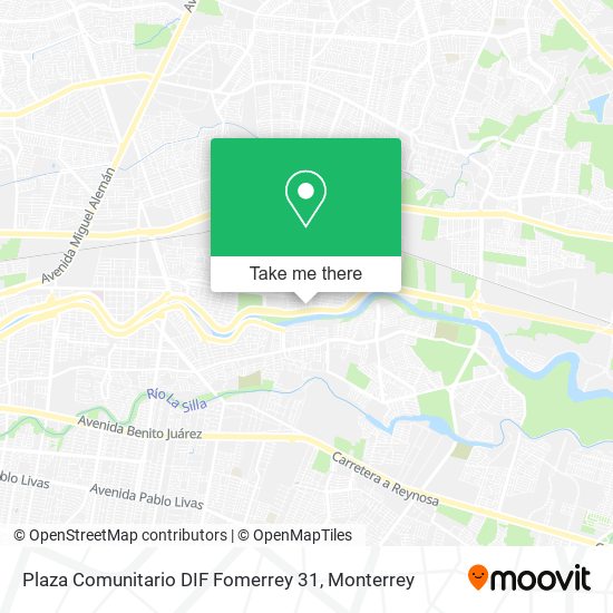 Mapa de Plaza Comunitario DIF Fomerrey 31
