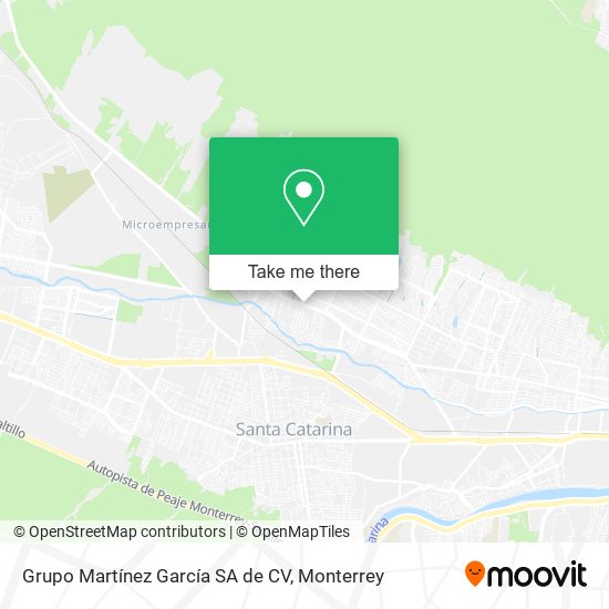 Mapa de Grupo Martínez García SA de CV