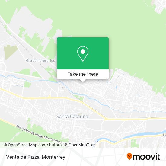 Venta de Pizza map