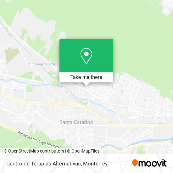 Mapa de Centro de Terapias Alternativas