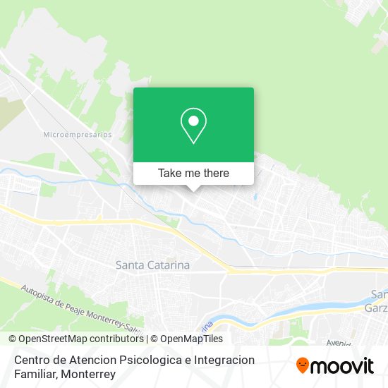 Centro de Atencion Psicologica e Integracion Familiar map