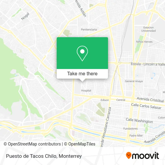 Puesto de Tacos Chilo map