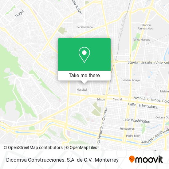 Dicomsa Construcciones, S.A. de C.V. map