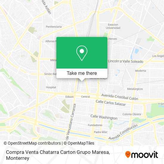 Compra Venta Chatarra Carton Grupo Maresa map