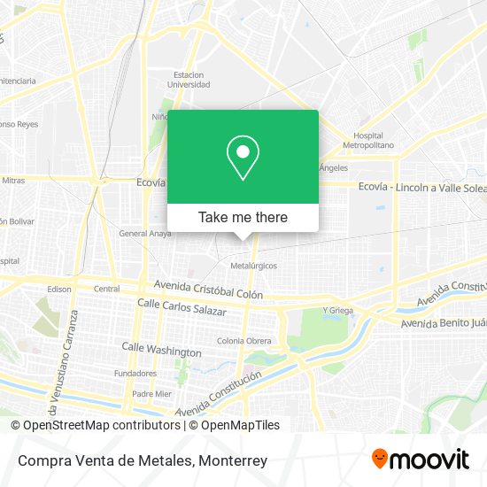 Compra Venta de Metales map