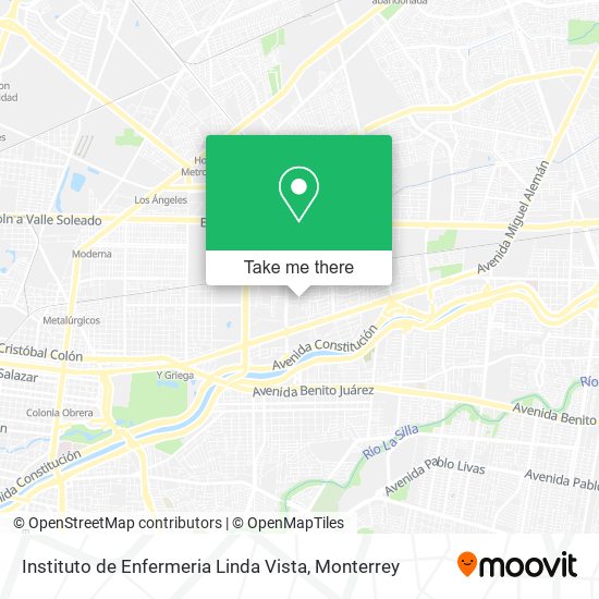 Instituto de Enfermeria Linda Vista map
