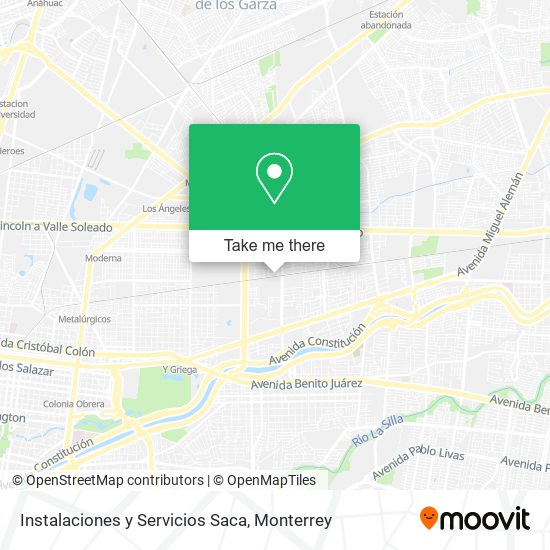 Instalaciones y Servicios Saca map