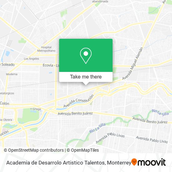 Academia de Desarrolo Artistico Talentos map