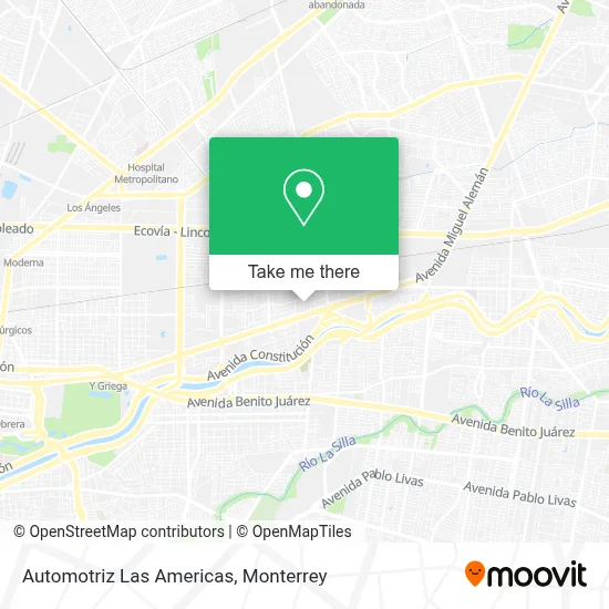 Automotriz Las Americas map