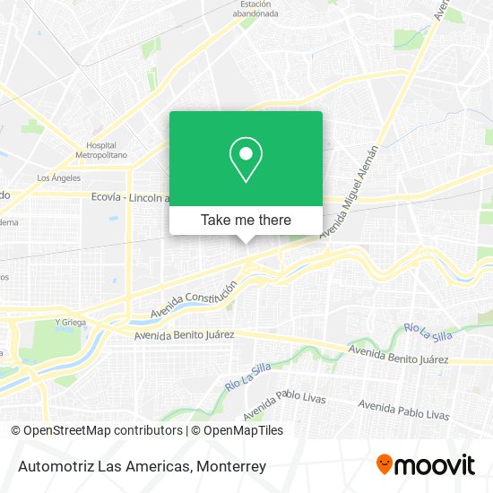 Automotriz Las Americas map
