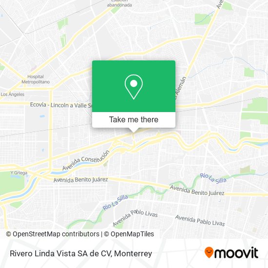 Rivero Linda Vista SA de CV map