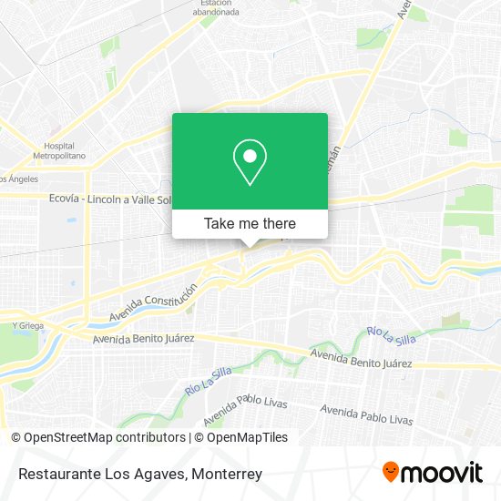 Restaurante Los Agaves map