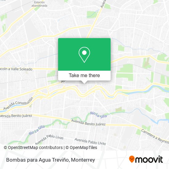 Bombas para Agua Treviño map