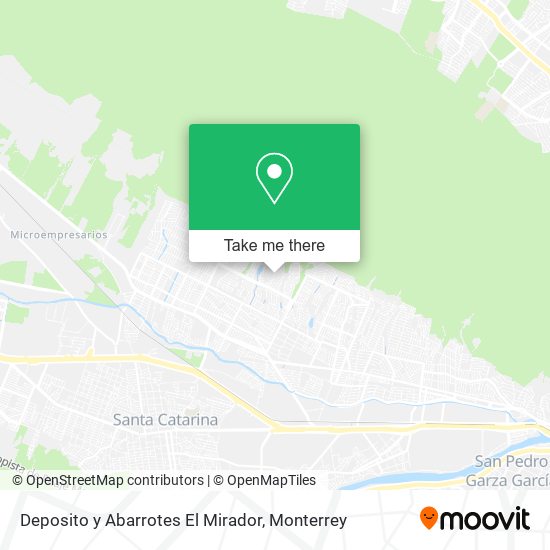 Deposito y Abarrotes El Mirador map