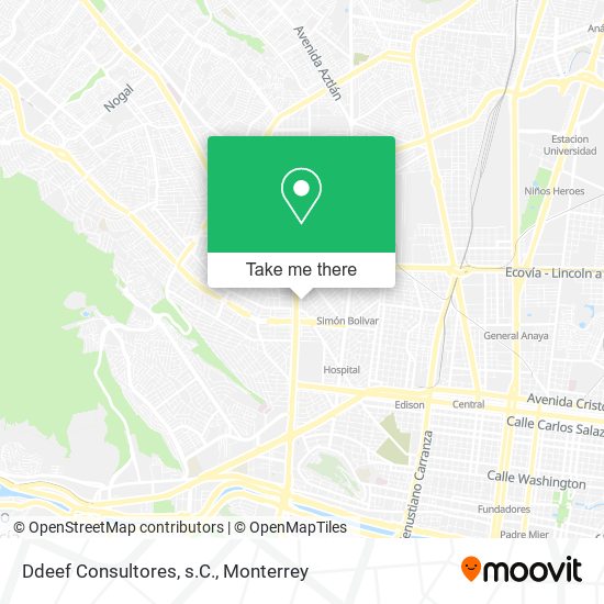 Mapa de Ddeef Consultores, s.C.