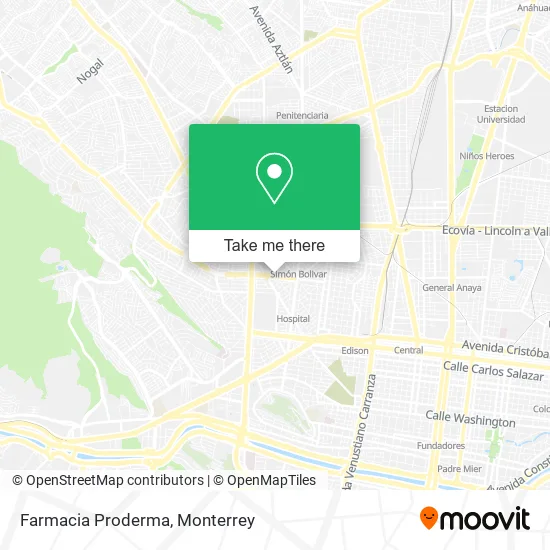 Farmacia Proderma map
