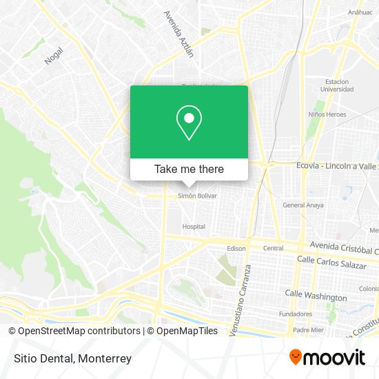 Mapa de Sitio Dental