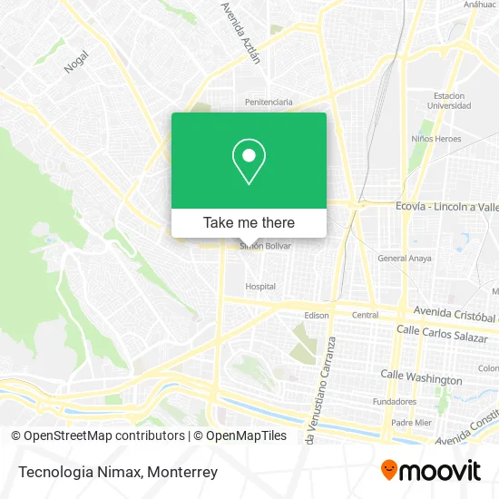 Tecnologia Nimax map