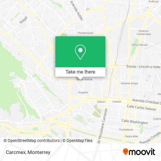 Mapa de Carcmex