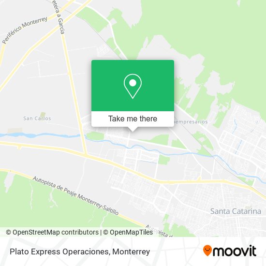 Mapa de Plato Express Operaciones